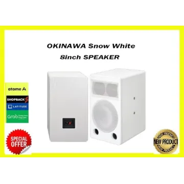 OKINAWA Snow White 8 inch Speaker